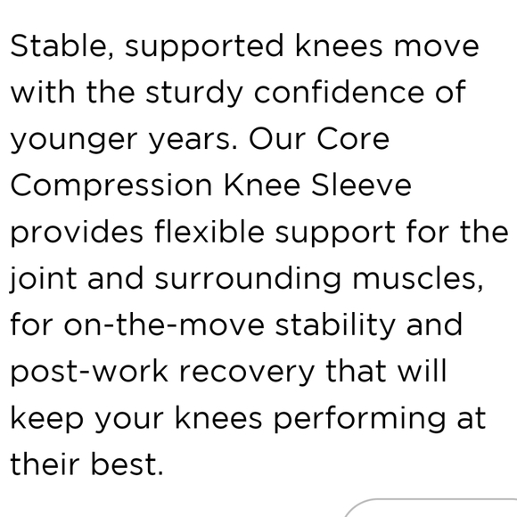 Tommie Copper L/XL Knee Compression Sleeve breathable all day support - Picture 3 of 9